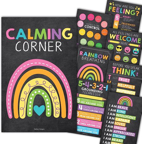 Chalkboard Calming Corner Posters For Preschool Philippines Ubuy