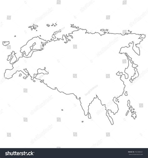 Распечатать Рисунок Контур Материка Евразия - HD фотoграфии