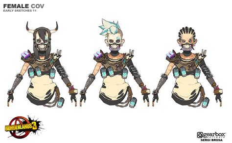 Borderlands 3 Female Bandit Concept Art On Behance