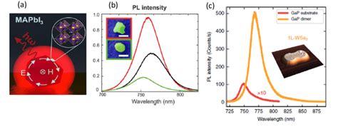 Photoluminescence Enhancement Of Various Materials A Schematic Of