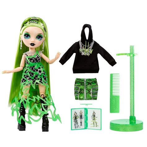 Rainbow High Fantastic Fashion Puppe Jade Gr N Smyths Toys Sterreich