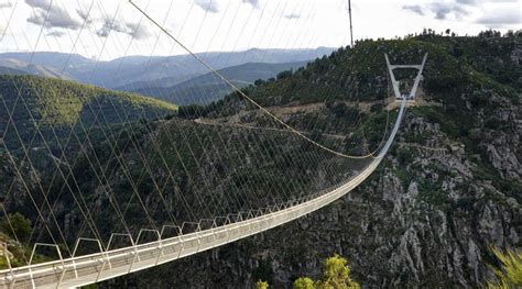 Arouca Geopark Em Portugal Anuncia A Inaugura O Da Maior Ponte