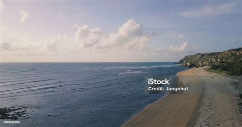 Aerial View Of Beautiful Tropical Desert Island Beach From A Drone Stock Photo - Download Image ...