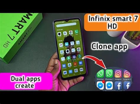 How To Create Dual App In Infinix Smart 7 HD How To Create Clone App