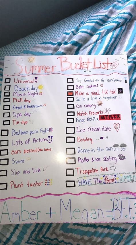 Summer Bucket List Aesthetic Universal 1 Fab Mood Wedding Colours