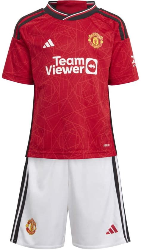 Conjunto Adidas Mufc H Mini Teamsports Pt