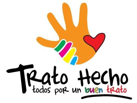 A Hand With A Heart In It And The Words Trato Hecho