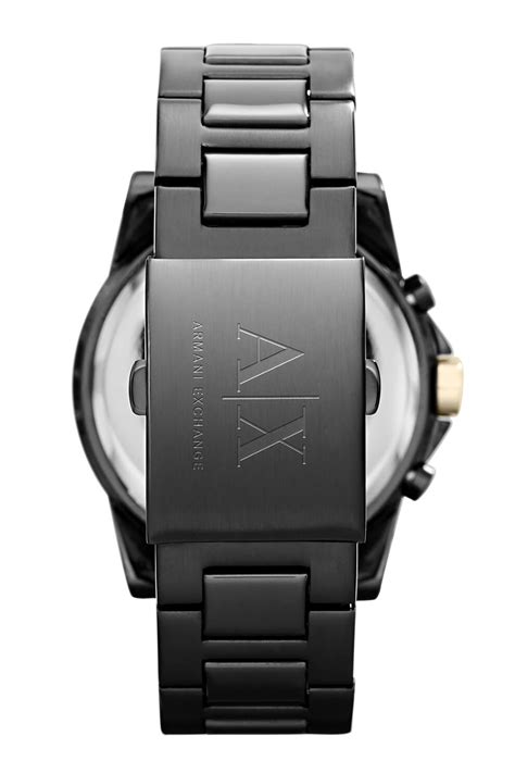 ARMANI EXCHANGE Ceas Quartz De Otel Inoxidabil Negru EMAG Ro