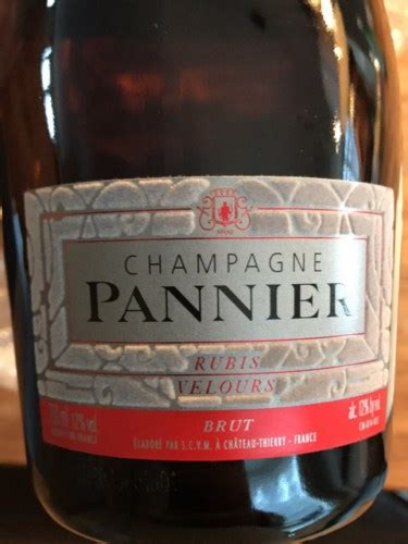 Pannier Rubis Velours Brut Champagne Vivino Australia