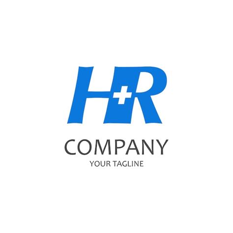 Premium Vector Hr Logo