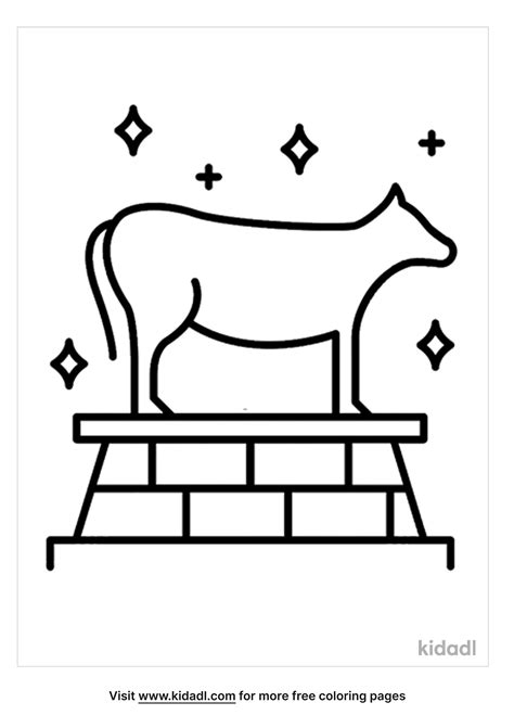 26 Golden Calf Coloring Page Andreaconstance