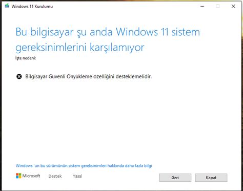 Rehber Windows Rtm S R M Desteklenmeyen Pc Lere Nas L Kurulur