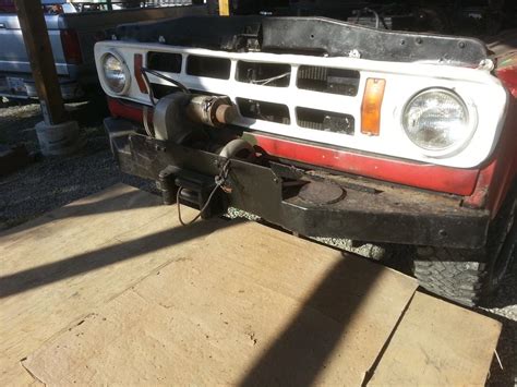 Vintage Warn Truck Winch And Bumper Outside Victoria Victoria