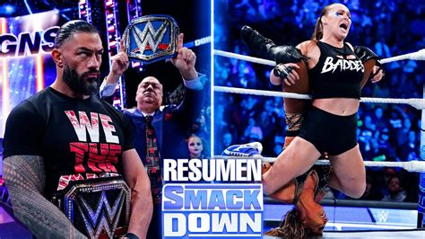 Wwe Smackdown Octubre Resumen Completo An Lisis Emma