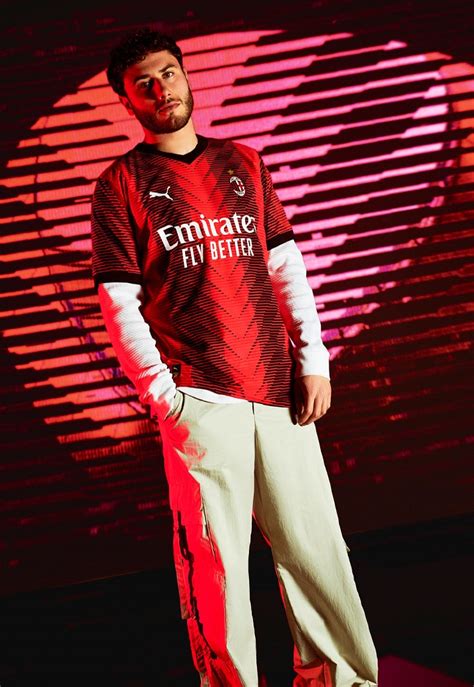 PUMA Launch AC Milan 23 24 Home Shirt SoccerBible