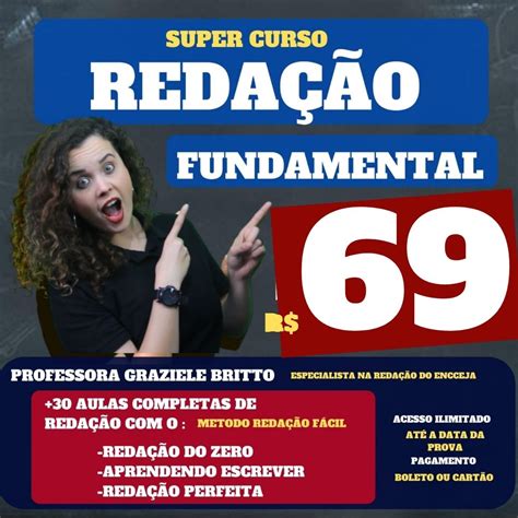 Redação para Ensino Fundamental Encceja Super Cursos Preparatórios