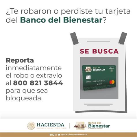 Cómo puedo reportar la pérdida de mi tarjeta de bienestar