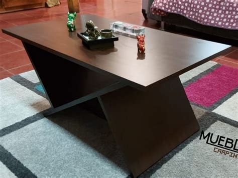 Mesa De Centro Moderna Wengue Tepuy Muebles Norte