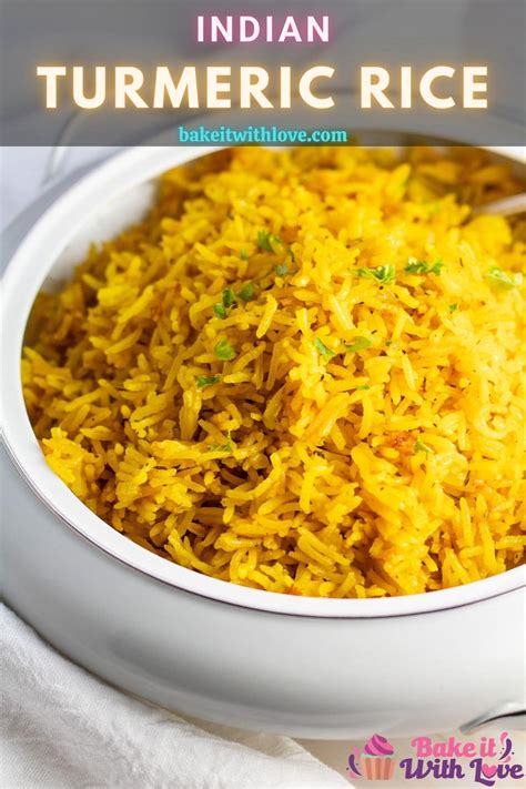 Indian Turmeric Rice Easy Fluffy And Fragrant Yellow Rice Recipe