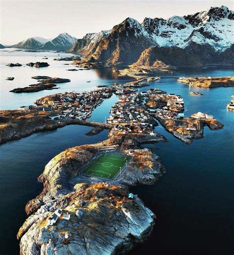 Henningsvær Stadium - World's Most Beautiful Football Stadium - Charismatic Planet