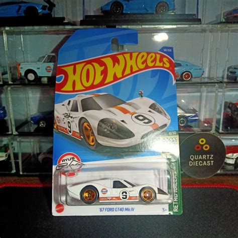 Jual Hot Wheels Ford GT MK IV Gulf Livery Putih Gloss Kab Malang