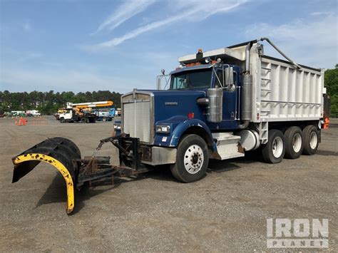 1997 Kenworth W900 8x4 Snow Plow Truck In North East Maryland United