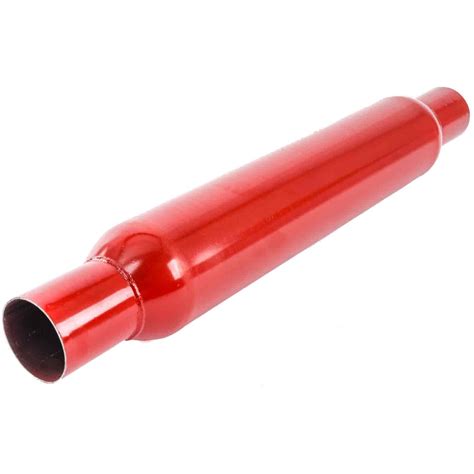 Flowtech 50251 Red Hots Glass Pack Muffler 2 25 Inlet Outlet Ebay