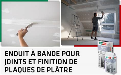 Parexlanko Enduit à Bandes Blanc Réalisation de joints de plaques