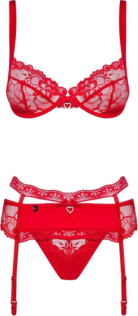 Selente Love Fun Verf Hrerisches Teiliges Damen Dessous Set Aus Bh