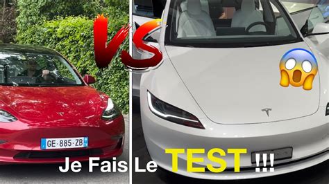 Nouvelle Tesla Model Highland Vs Ancienne Tesla Model Youtube