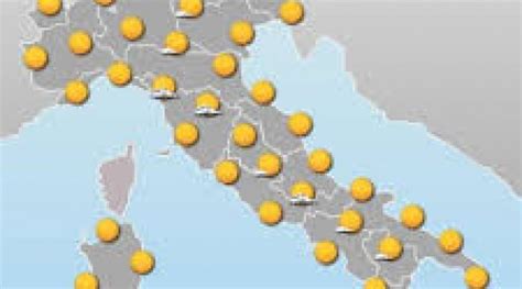 il tempo week  allinsegna del sole poi ritornano nuvole meteo
