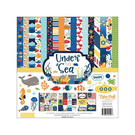 Echo Park Under The Sea Paper 12x12 Collection Kit