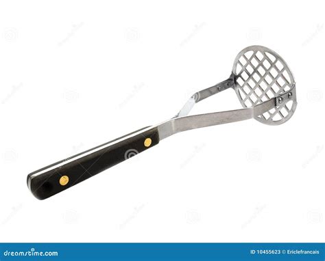 Potato masher stock image. Image of home, chrome, object - 10455623