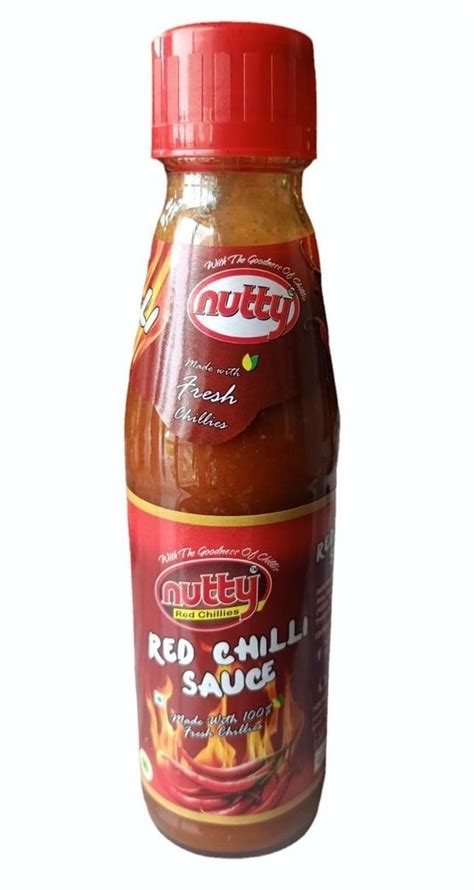 Nutty Red Chilli Sauce Packaging Type Bottle Packaging Size 250gm