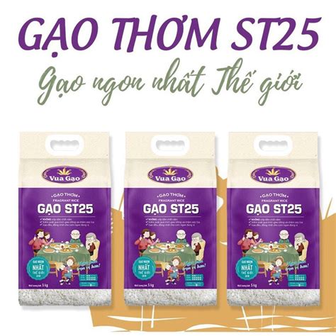 Vua Gạo St25 Túi 5kg Shopee Việt Nam