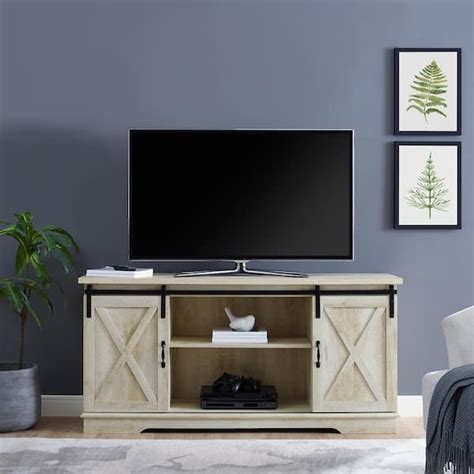 Walker Edison Furniture Company In Solid White Oak Composite Tv