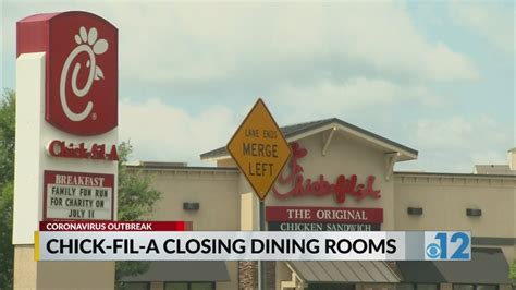 Chick Fil A Closing Dining Rooms Youtube