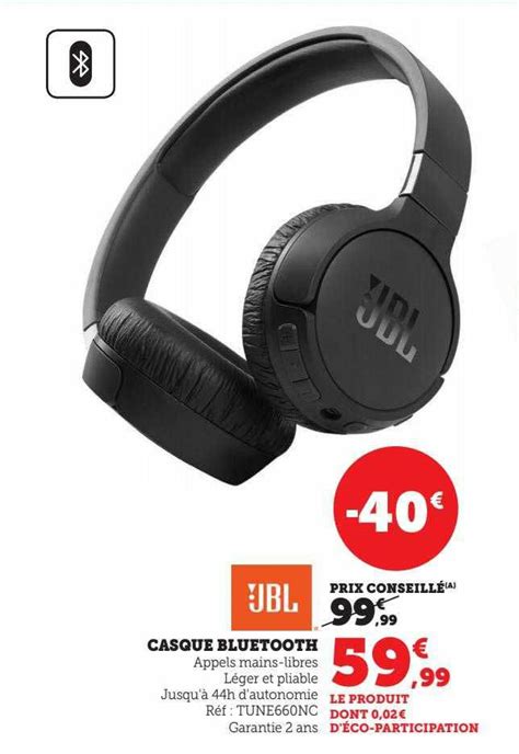 Promo Casque Bluetooth Jbl Chez Hyper U ICatalogue Fr