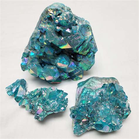 Rainbow Aqua Quartz Clusters Pikes Peak Rock Shop