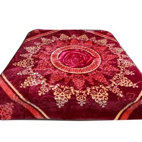 2 5 Kg Mink Blanket Prime Double Bed Printed Mink Blanket