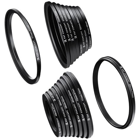 Buy K F Concept Pieces Filter Ring Adapter Set Camera Lens Filter