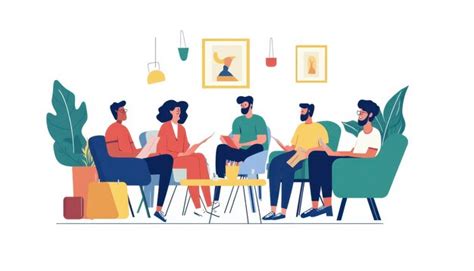 group discussion people sharing ideas premium ai generated image