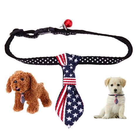 23 33cm Adjustable Dog Ties Pet Necktie Solid Designs Pet Collar Pet