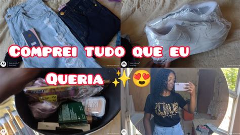 Primeira Vez Que Comprei Coisa Pra Mim Olha Que Lindo Roupas E