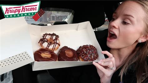 Krispy Kreme New Chocomania Doughnuts Hershey S Donuts Youtube