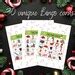 Printable Christmas Bingo Cards, 30 Cards, Party Favors, Holiday Party ...