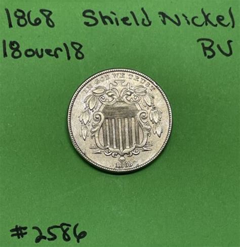 1868 Shield Nickel 5c BU Uncirculated 18 Over 18 In Date EBay