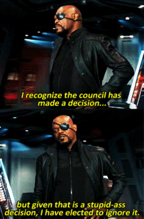 Nick Fury Stupid Ass Decision Meme Generator