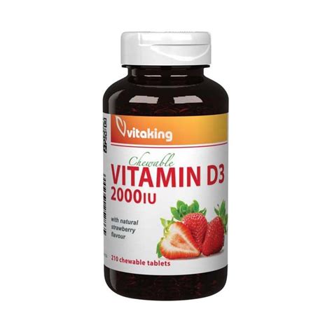 Vitaking D Vitamin Ne R G Tabletta Eper Z Pingvin Patika