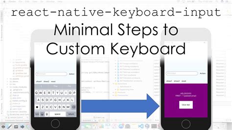 React Native Keyboard Input Minimal Custom Keyboard Tutorial Youtube